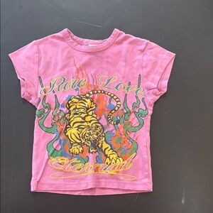 Urban Outfitters Pink Graphic Short Sleeve Tee